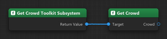 Get Crowd via the Crowd Toolkit subsystem